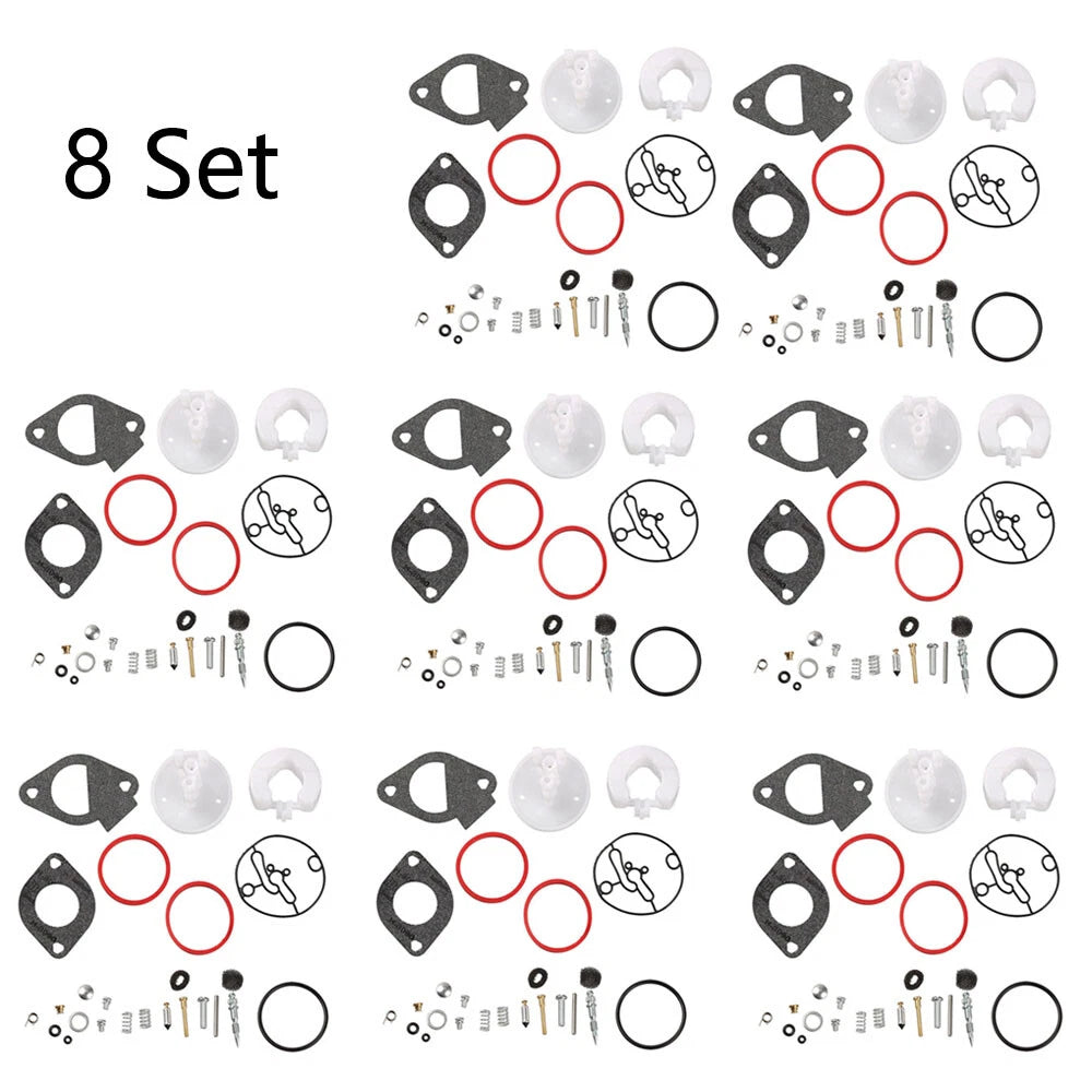 Set of 8 Carburetor Repair Kits for B&S 796184 (Lawn Mower)