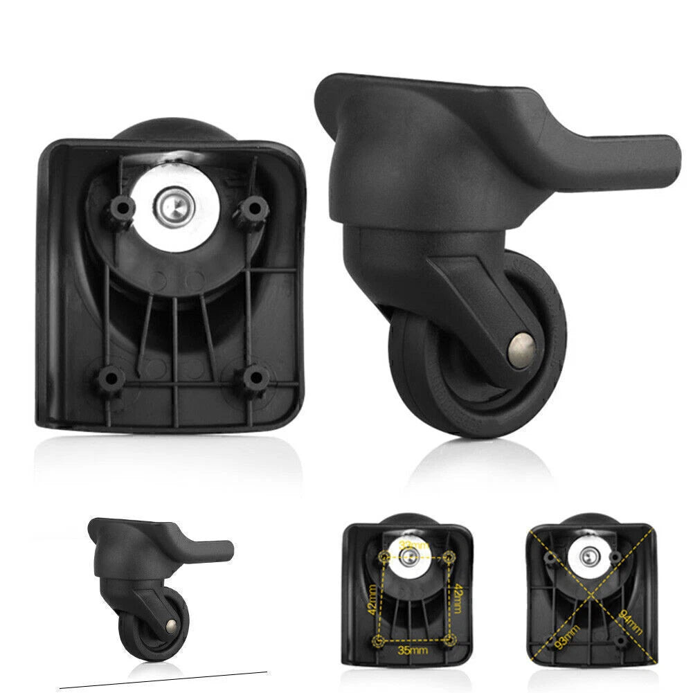Set of 4 Replacement Swivel Wheels for Luggage/Suitcase W044