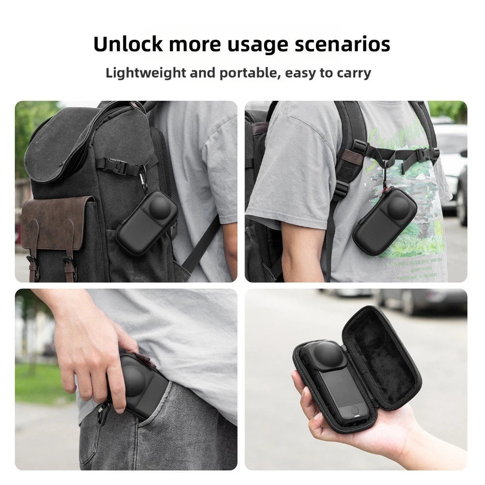 Lightweight EVA Case for Insta360 X4 AIR (Storage Bag, Organized Interior)