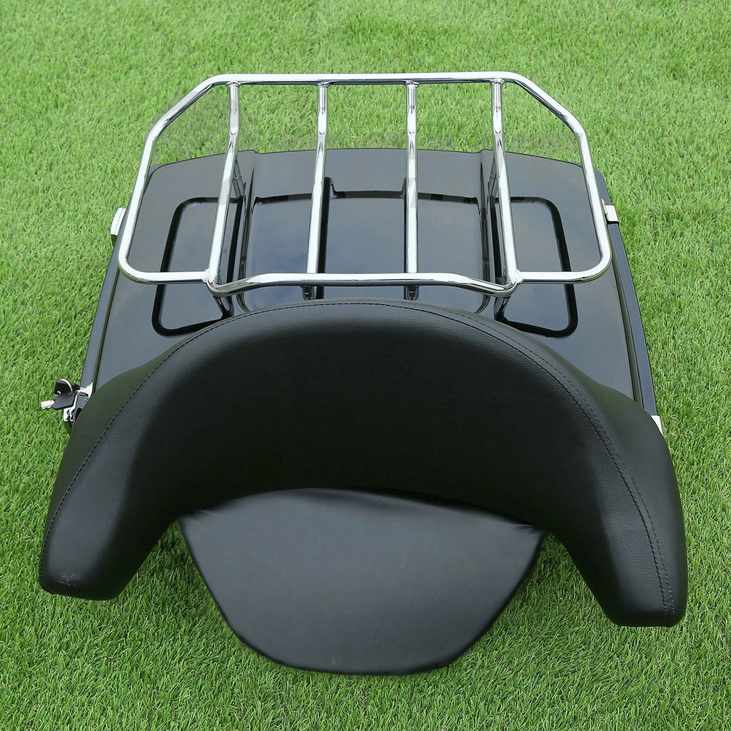 Chopped Trunk Backrest Mount Rack for Harley Touring Electra Glide (1997–2008)