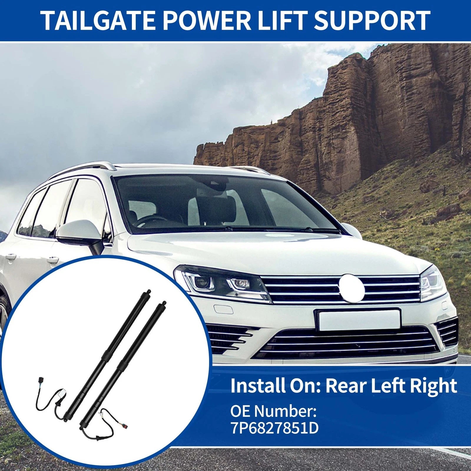 Rear Tailgate Power Lift Support for Volkswagen Touareg (2011–2015)