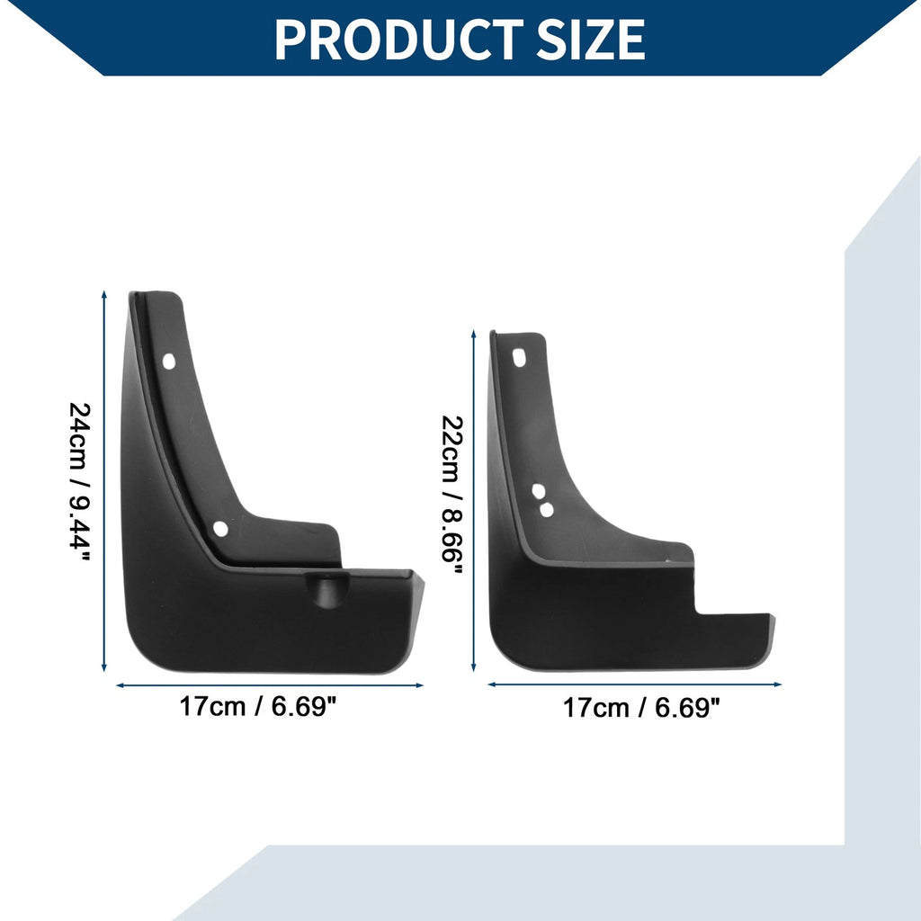 Mud Flaps Splash Guards 1 Set Rear Mud Guards for Hyundai Lafesta (2018–2020)