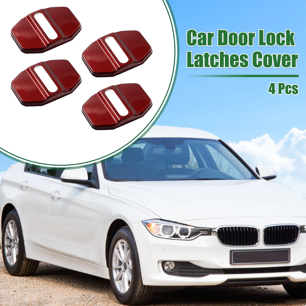 4PCS Door Latch Lock Cover Protector for BMW 1 Series 2 Series X5 (2001–2024)