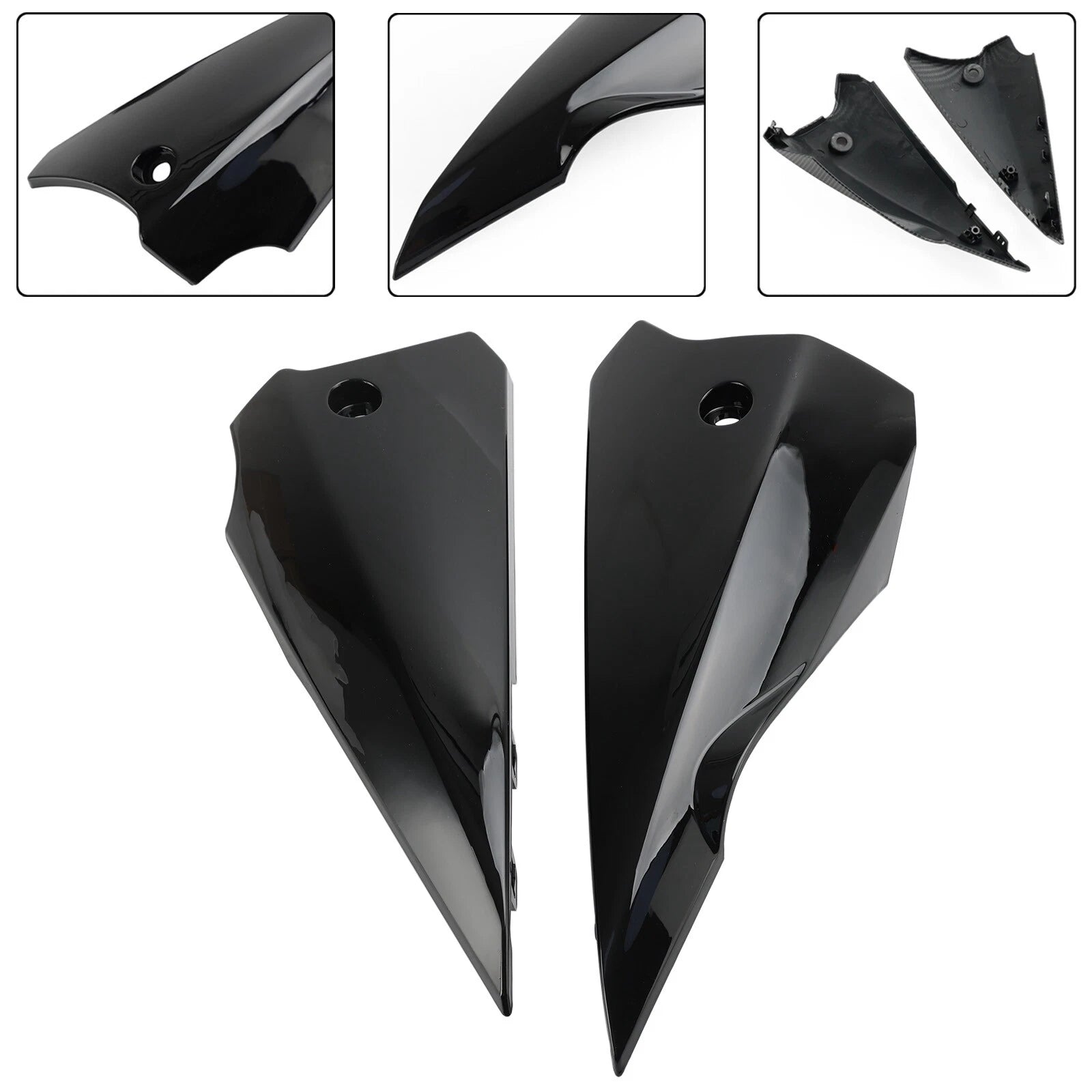 Upper Belly Pan Panels for Suzuki GSX-S 1000 (2015–2020) Black