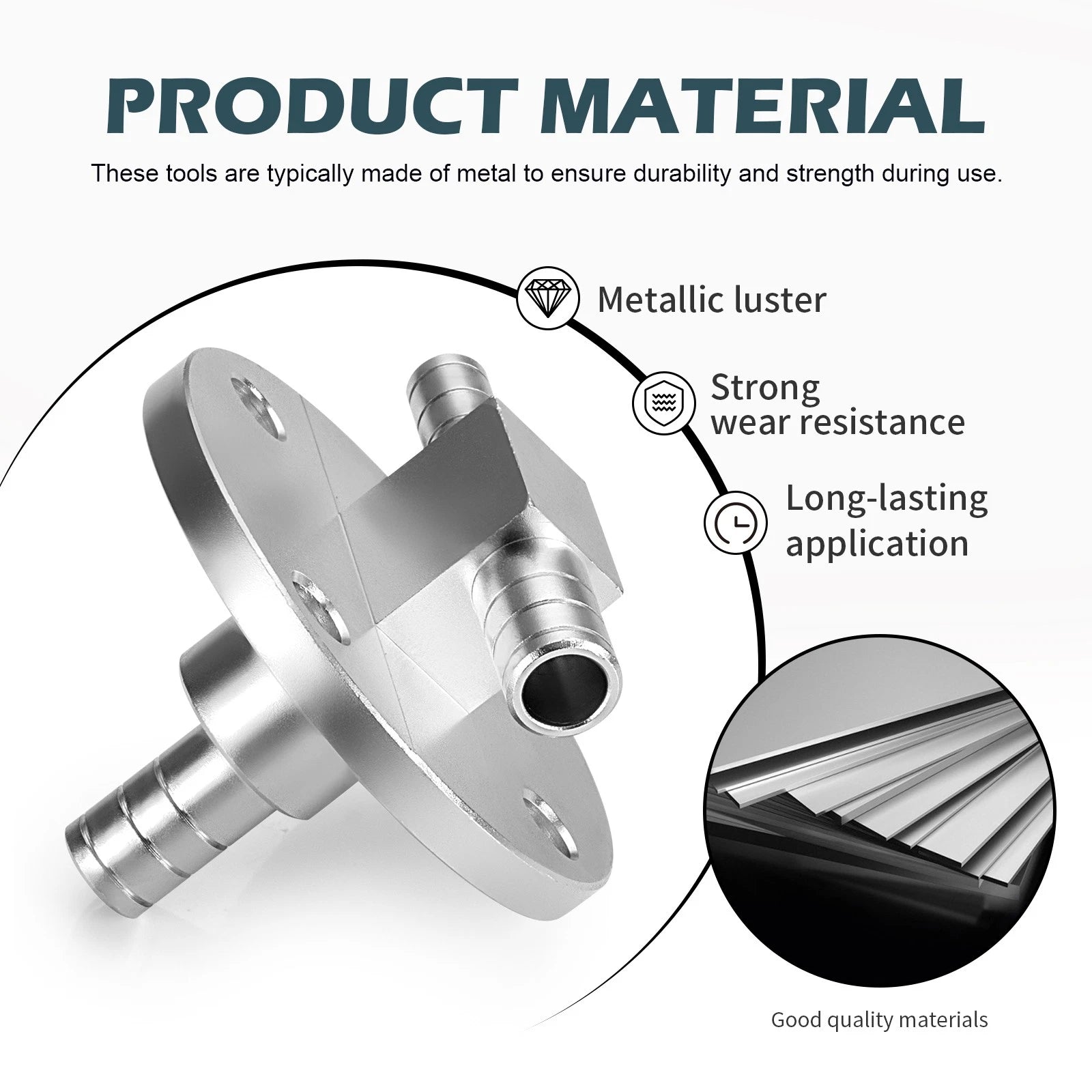Aluminum Billet Fuel Tank Pipe Joint for Yamaha Rhino 660 (2004–2007)