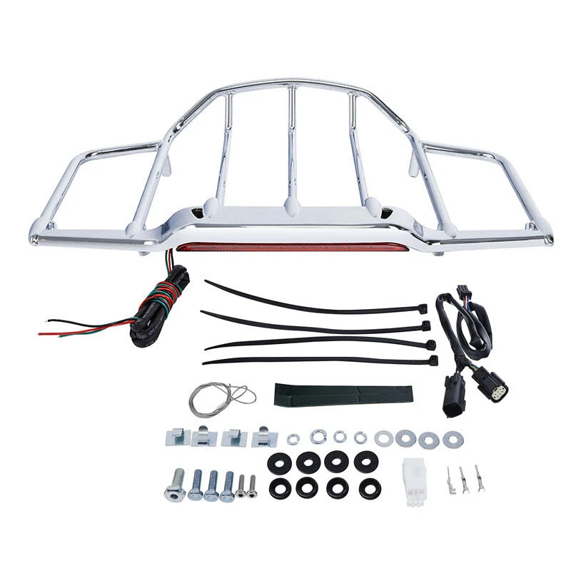 LED Light Luggage Rack for Harley Touring Road Glide (2014–2024)
