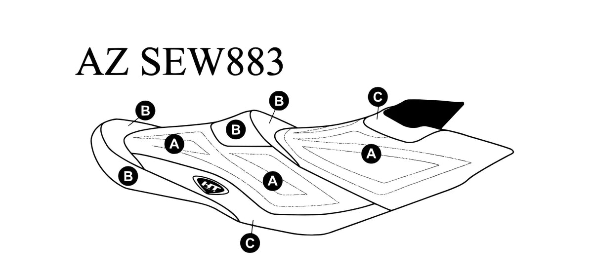 Hydro-Turf Seat Cover for Sea-Doo GTX LTD iS (2009–2015)