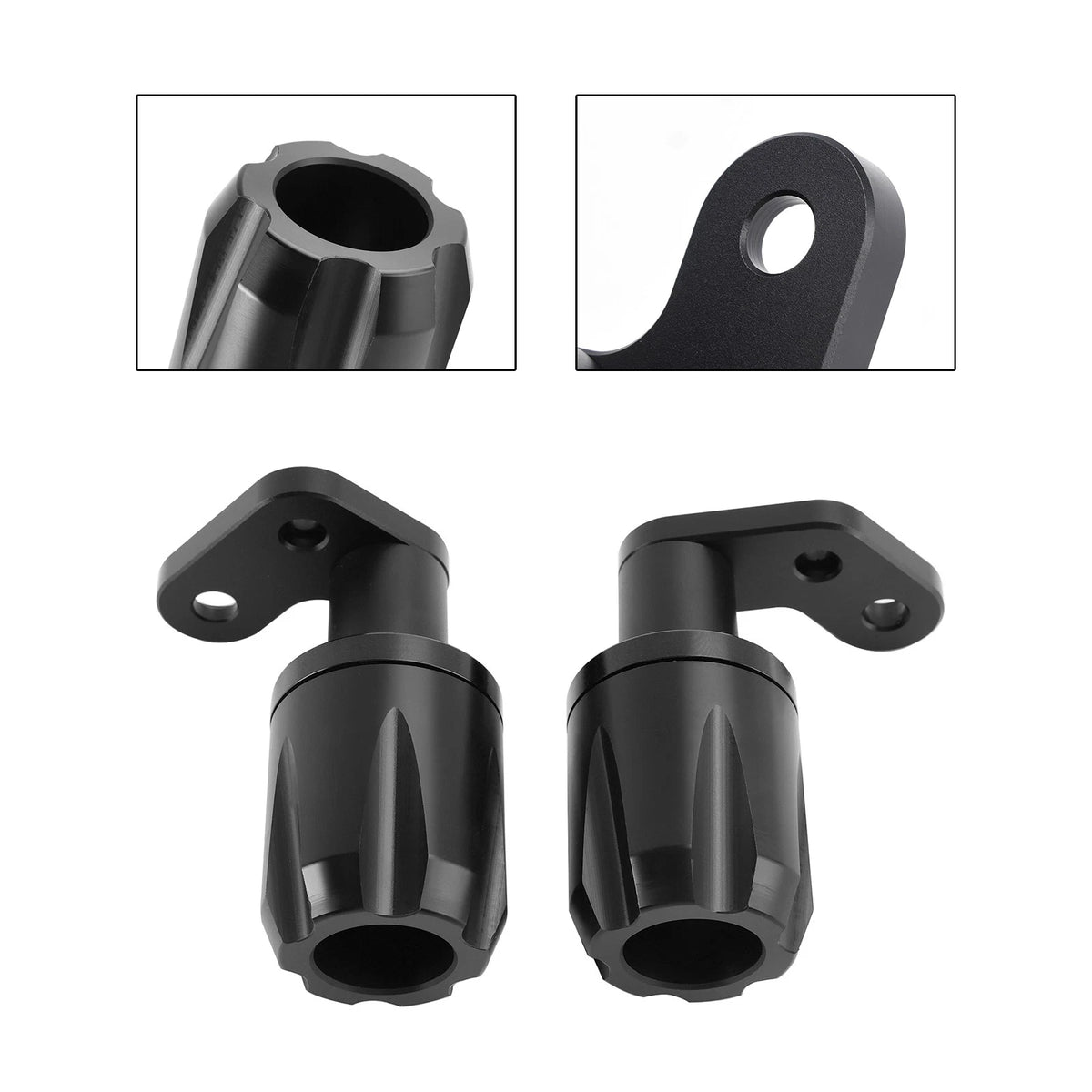 CNC Anti-Crash Frame Sliders Protector for Kawasaki ZX-6R (2024–2025)