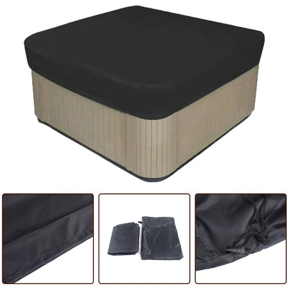 Waterproof Black Spa Bathtub Cover for Outdoor Pool