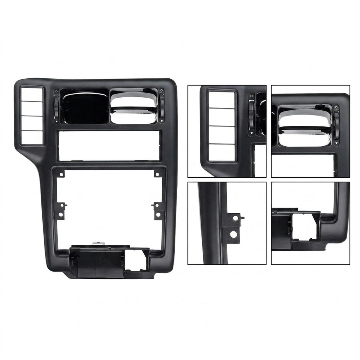Black Car Center Console Dash AC Air Vent Grille for Stable Characteristics