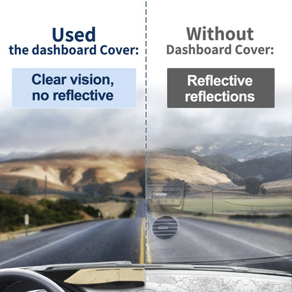 Dash Cover for Ford Focus MK3 (2012–2018) Without HUD Polyester Beige