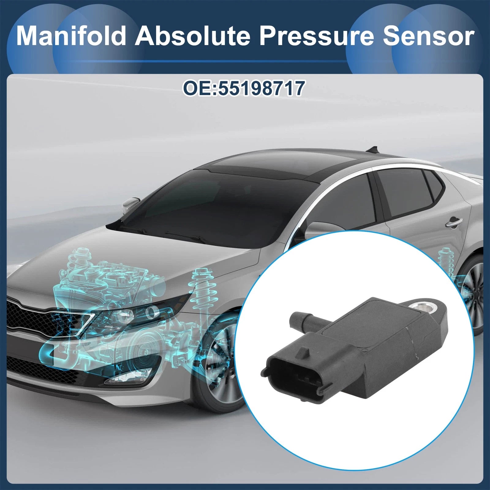 MAP Pressure Sensor Replacement for Fiat Idea (2004–2012)