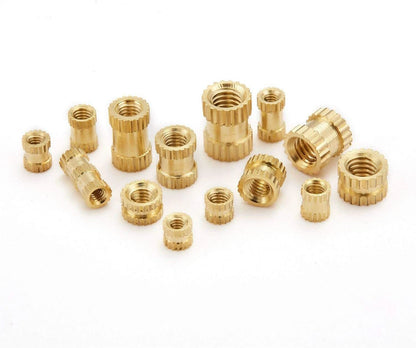 600Pcs Brass Threaded Insert Nuts Assortment Kit for Automotive (AU)