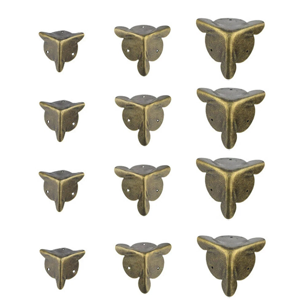 Set of 4 Zinc Alloy Corner Protectors for Furniture