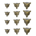 Set of 4 Zinc Alloy Corner Protectors for Furniture