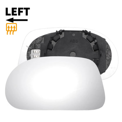 Left Side Heated Convex Mirror Glass for Fiat Bravo Brava