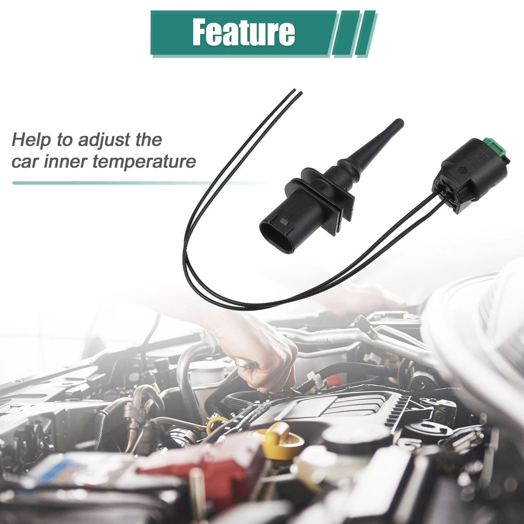Outside Ambient Air Temperature Sensor Pigtail Plug Wire for BMW (2008–2018)