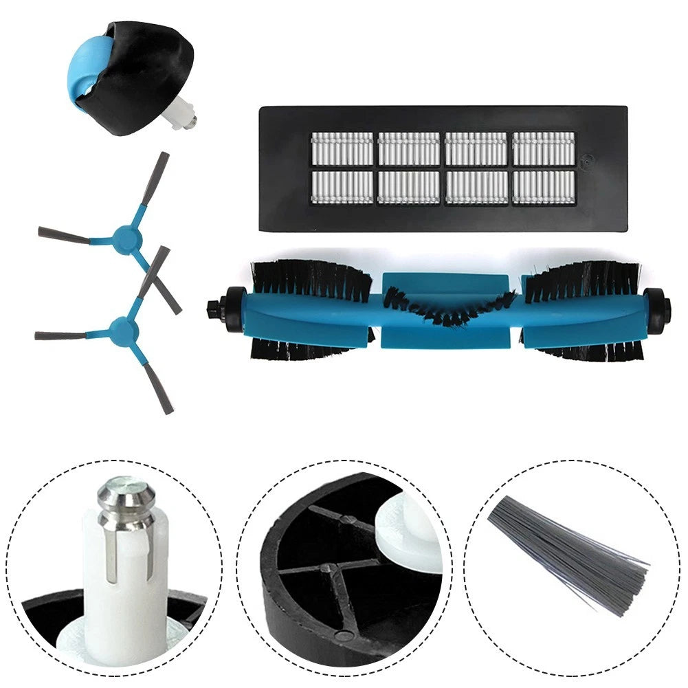 Main Brush Filter Wheel Set for Conga 3090 3091 3092