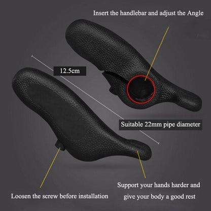 Handlebar Bar End for Mountain Bikes (2010–2023) - Black, Wear-resistant Plastic