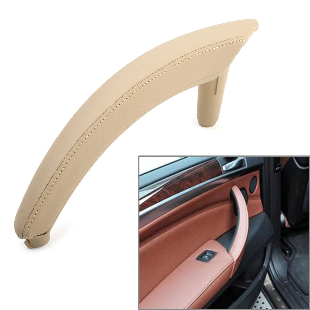 Beige Left Side Door Trim Pull Handle for BMW E70 X5 E71 E72 X6 (2007–2013)