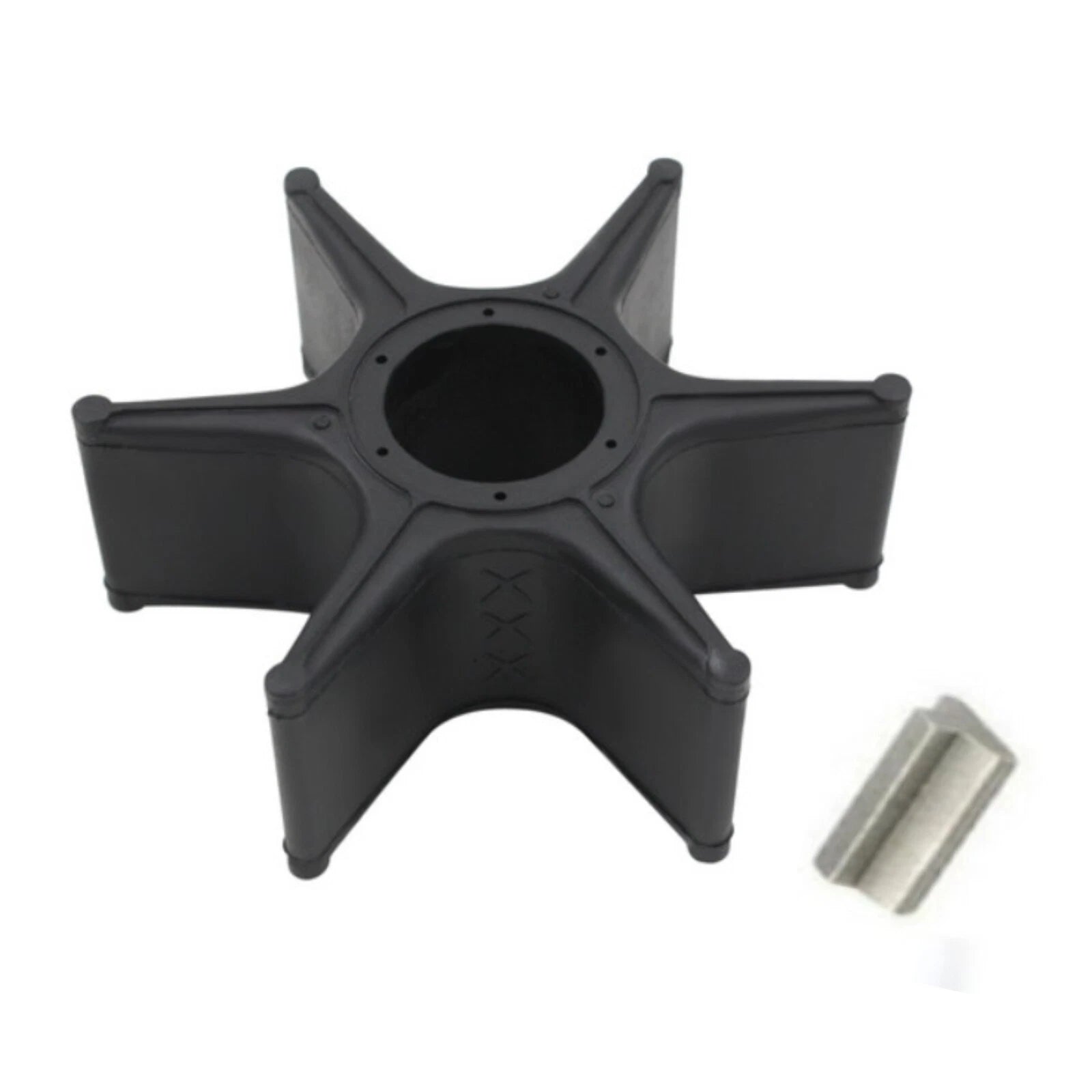 Rubber Impeller with Key for Tohatsu HZW1-19210-B04, Mercury 879117