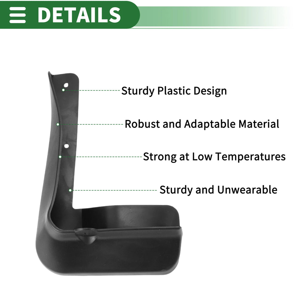 Mud Flaps Splash Guards for Honda Jade (2013–2016)