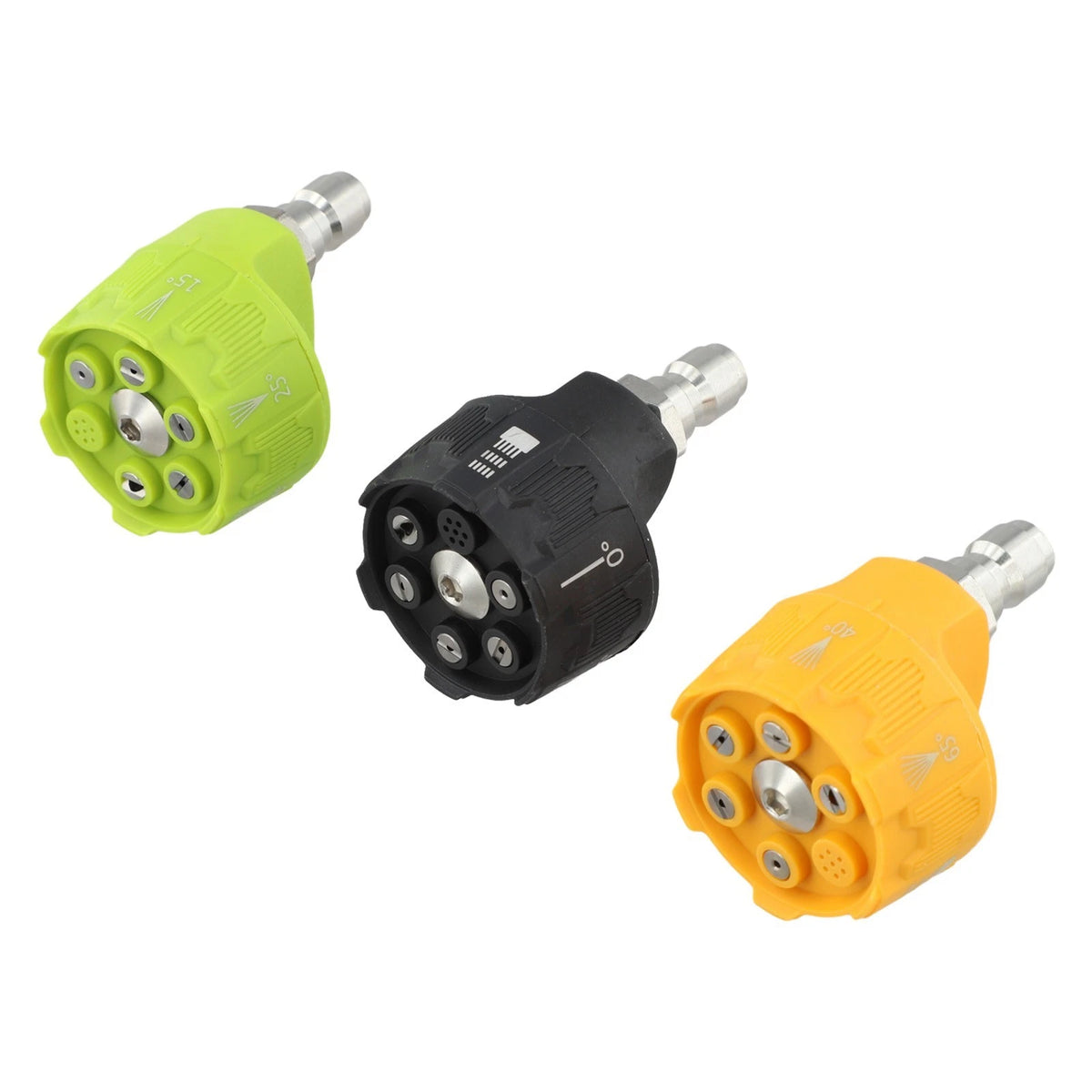 3X Car Washing Nozzles for Various Cleaning Tasks