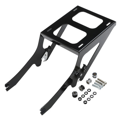 2X Black 2-Up Mounting Rack for Harley Heritage Classic FLHCS (2018–2025)
