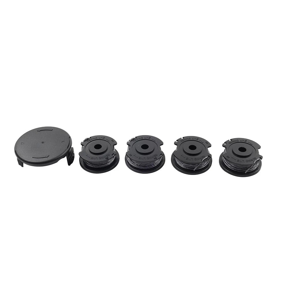 4X Strimmer Spool w/ Cover for Easy Grass Cut (18-230, 18, 23, F016800569)