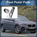 Automatic Footrest Pedal Covers Set for BMW X1 F48 (2016–2022) Silver Tone