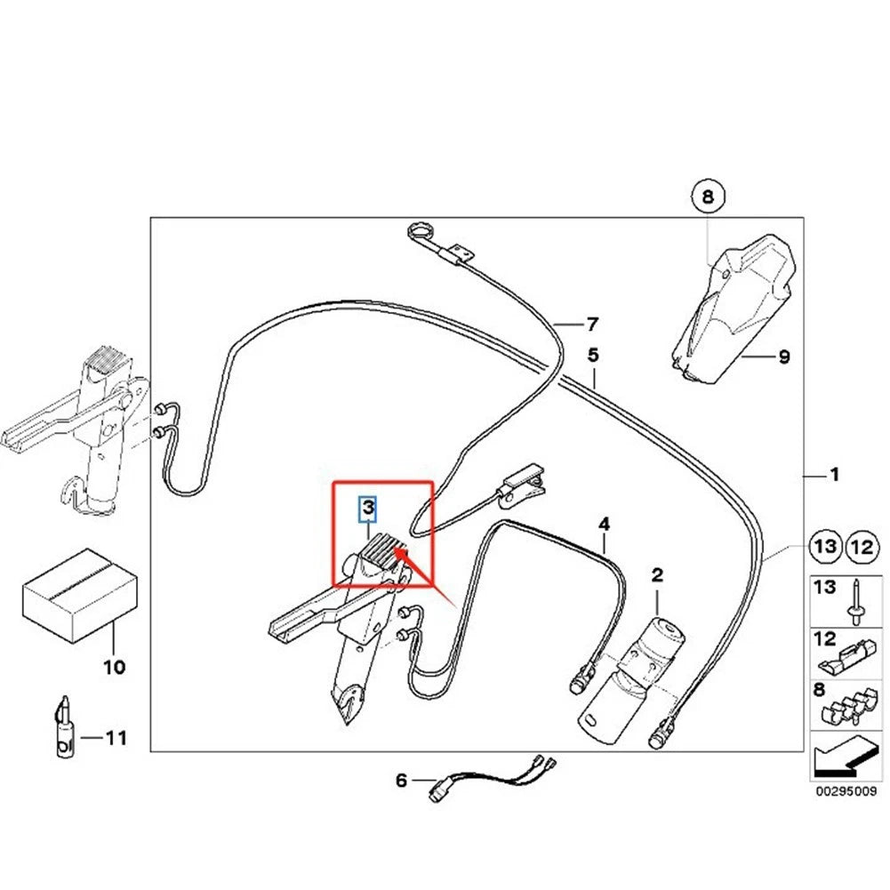 Top Cover Clip for BMW Z4 E85 (2003–2008)