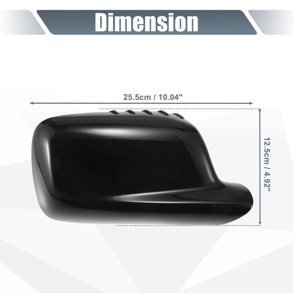 Right Side Mirror Cover Cap Gloss Black for BMW 3 Series E46 (1998–2006)