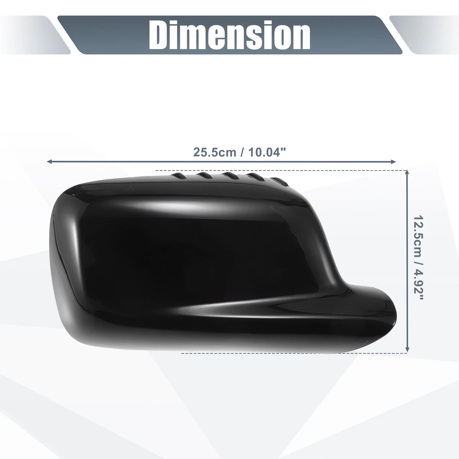 Right Side Mirror Cover Cap Gloss Black for BMW 3 Series E46 (1998–2006)