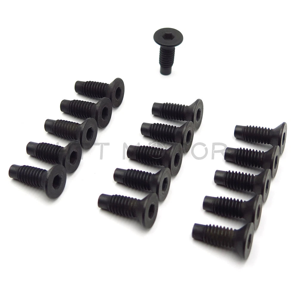 16 PCs Windshield Frame Screws Bolts Fasteners for Jeep Wrangler TJ YJ CJ