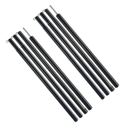 2X Adjustable Canopy Poles for Tarp Shelter (6.6 ft)