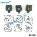 3X Carburetor Repair Kit 3F3-87122-1 for Tohatsu Outboard M 60B/70B (2003–UP)