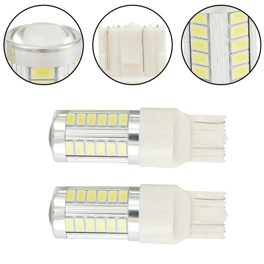 6.6W White Canbus Error Free 7440 T20 W21W LED Reverse Light Bulb