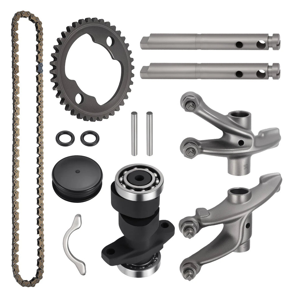 Camshaft Rocker Arms & Chain & Gear Sprocket Kit for Honda Sportrax TRX300EX (2001–2009)