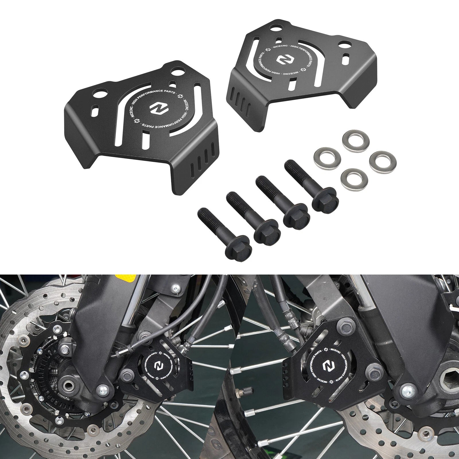 Front Brake Caliper Guard Protector for Yamaha Tenere 700 (2019–2024)