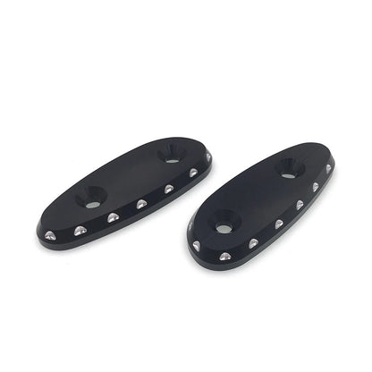 Pair Block Off Cap Base Mirror Hole Covers for Suzuki Hayabusa GSX1300R (1999–2022)