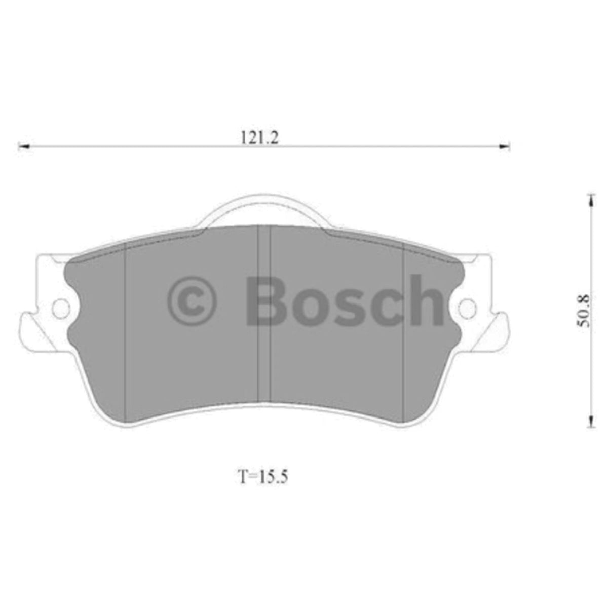 Set of 4 Bendix GCT Rear Disc Brake Pads for Holden Caprice Statesman WM (2006–2013)