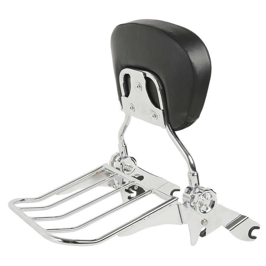 Sissy Bar Backrest Rack & Docking Kit for Harley Street Road Glide (2014–2024)