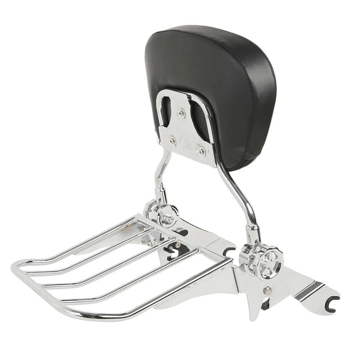 Sissy Bar Backrest Rack & Docking Kit for Harley Street Road Glide (2014–2024)