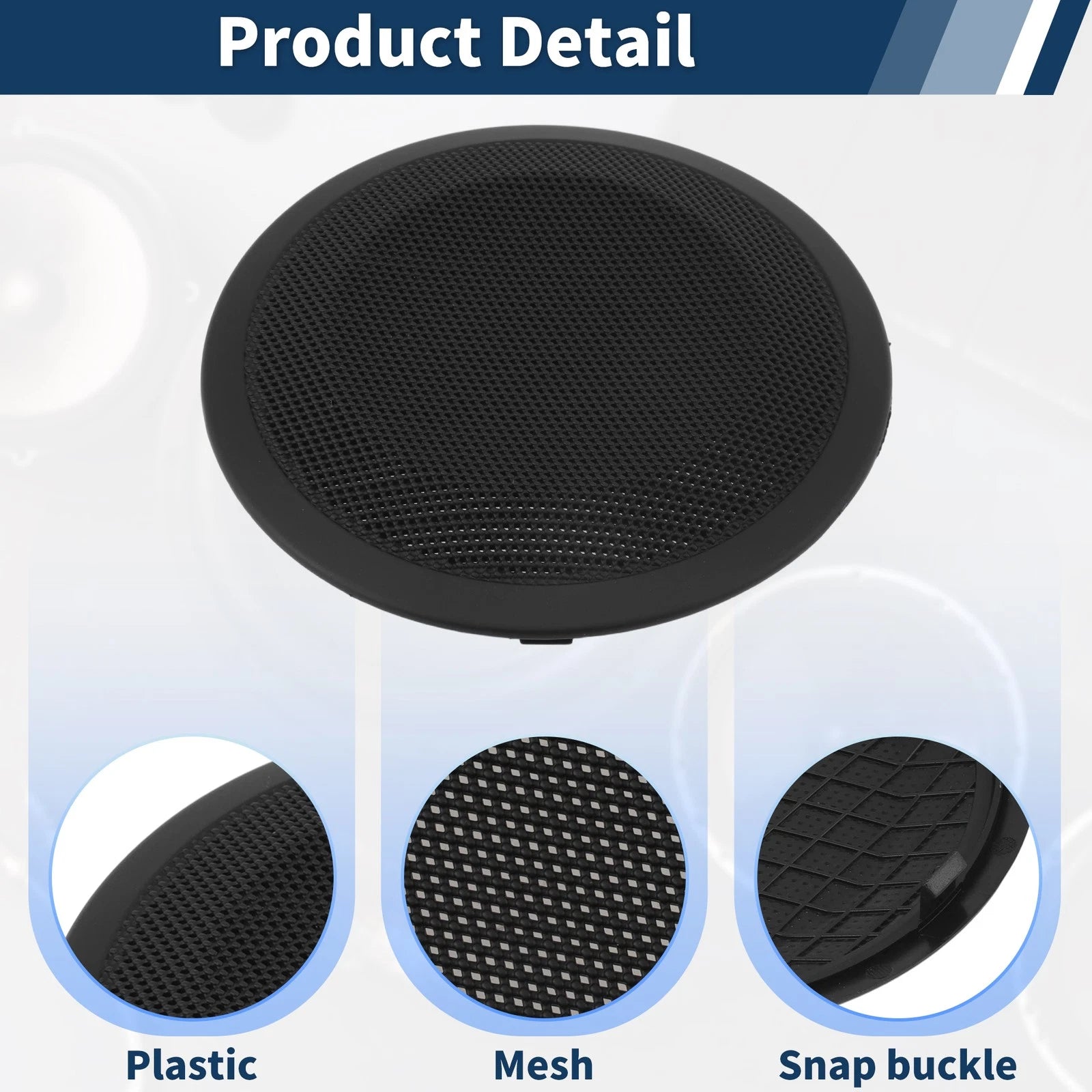 Speaker Grills Cover for BMW X5 X6 E70 E71 (2007–2013) Black Plastic