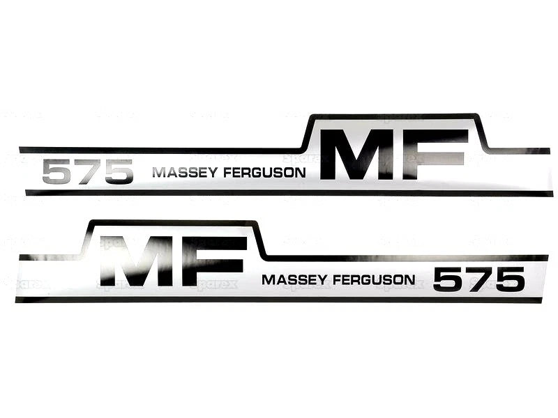 Bonnet Decal Set for Massey Ferguson 575