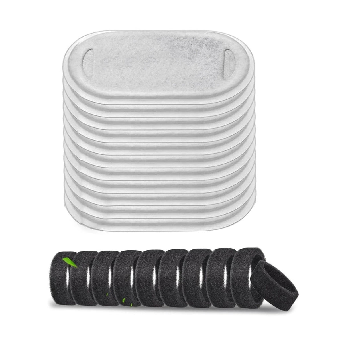 20PCS Water Fountain Filters for Pet Drinking Waterer Kit