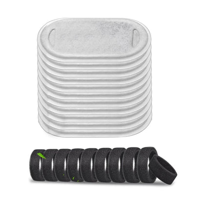 20PCS Water Fountain Filters for Pet Drinking Waterer Kit