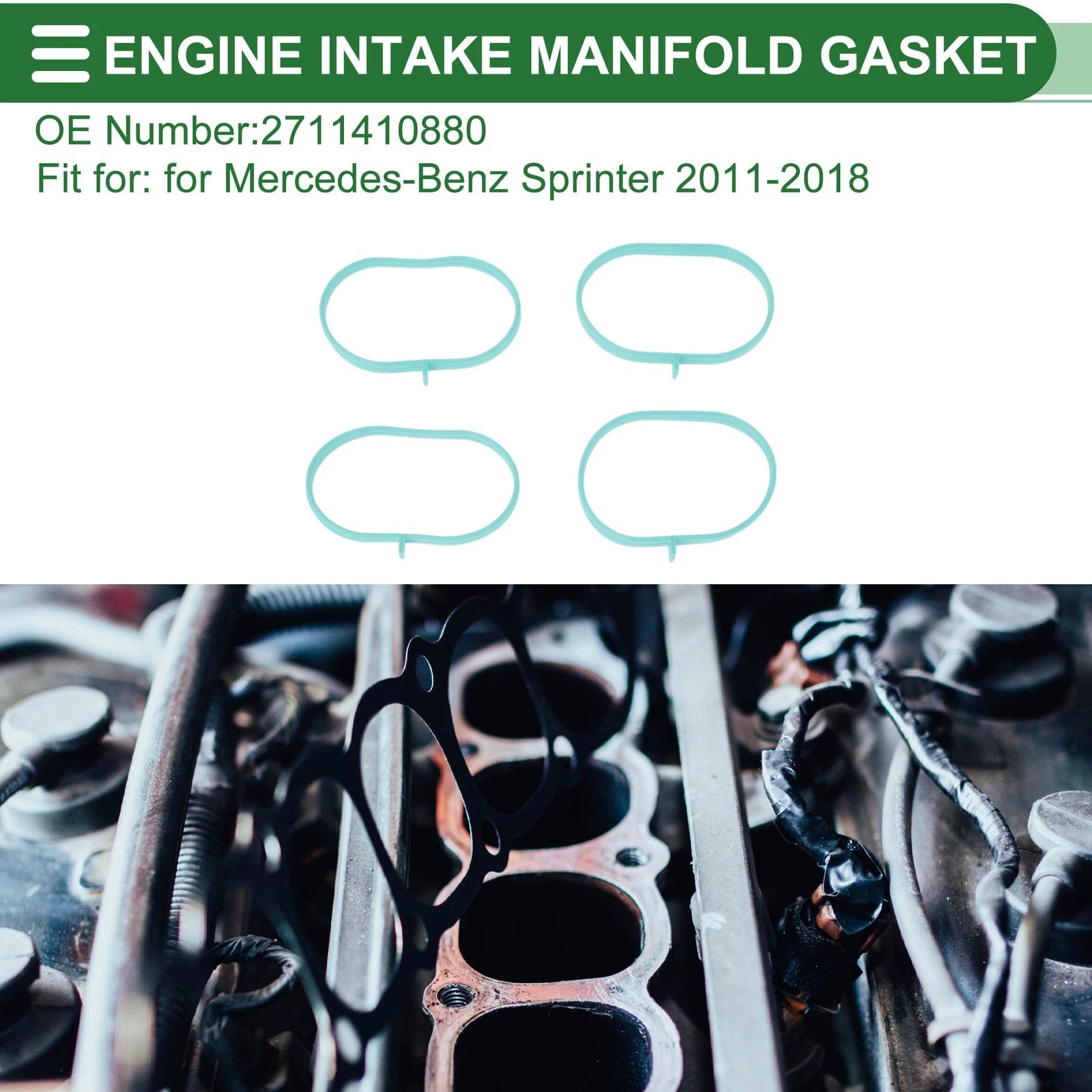 Engine Intake Manifold Gasket for Mercedes-Benz Sprinter (2011–2018)