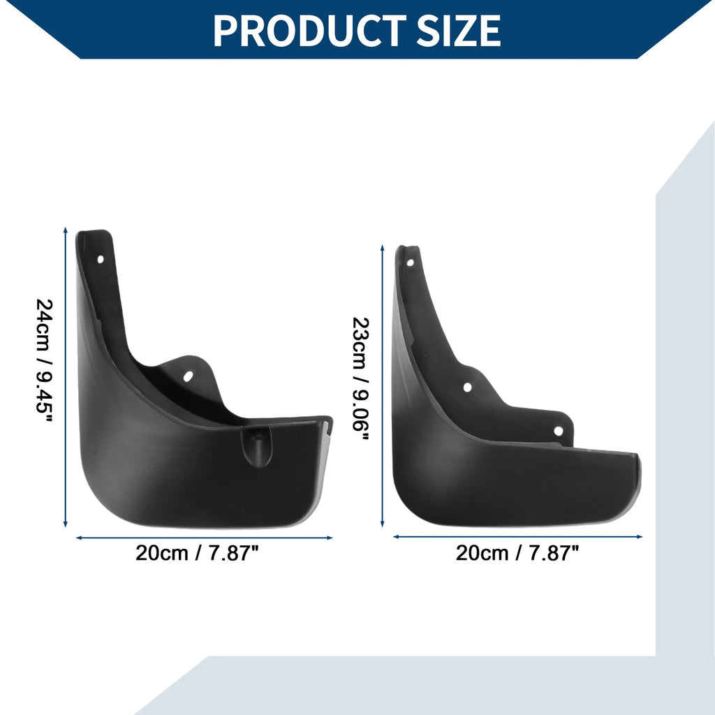 Set of 4 Mud Flaps Splash Guards for Citroen C5 (2014–2016)