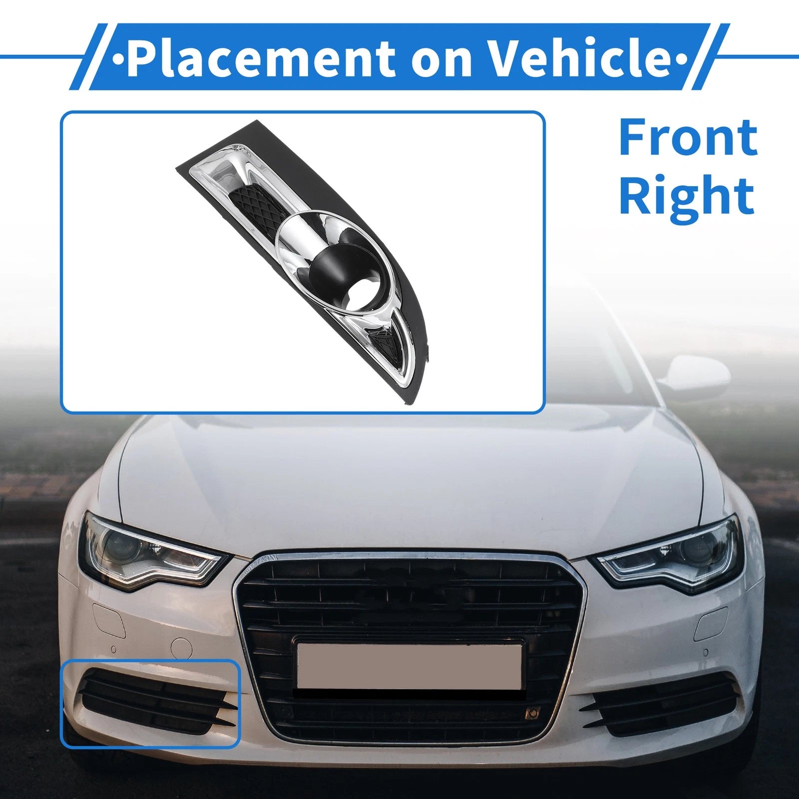 Front Right Fog Light Grill Replacement for Chevrolet Epica (2010–2012)